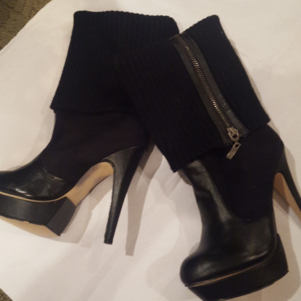 Zigisoho black booties